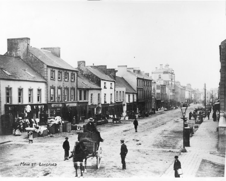 Main-Street,-Longford-early-1900s